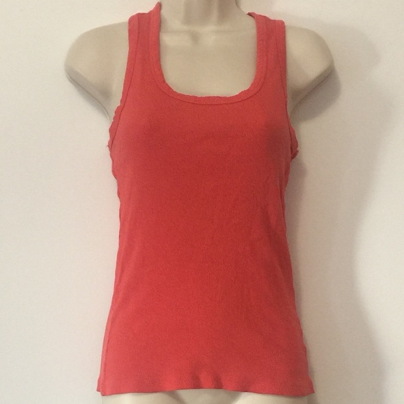 Splash Tops 32 Orange Wife Beater Tank Poshmark